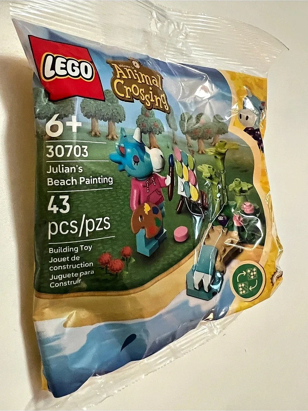 LEGO Animal Crossing 30703 Julian's Beach Painting 77053 Stargazing with Celeste